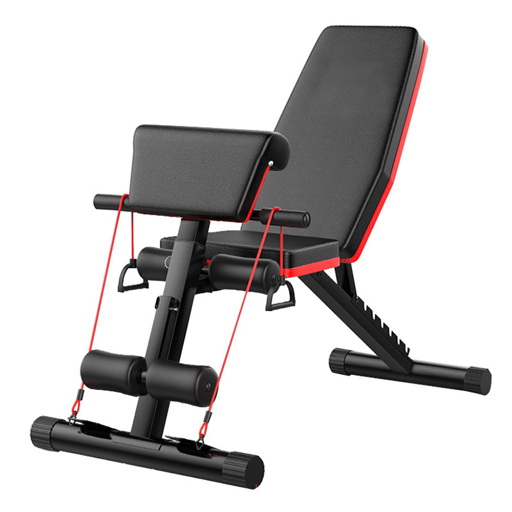 Adjustable Romes Chair Sit Up Incline Abs Benchs Flat Fly Weight Press Fitness Heavy Duty Steel Construction Black